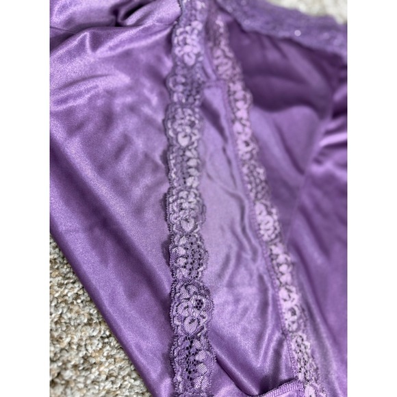 Worthington Purple Lace Trim Cami Top Womens XL Sleeveless sexy Camisole‎ - Picture 10 of 10